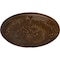 Ekena Millwork Athens Ceiling Medallion (Fits Canopies up to 3 5/8"), 26 1/4"OD x 3 1/4"P, Root Beer Crackle CM27ATRBC - alternate 3